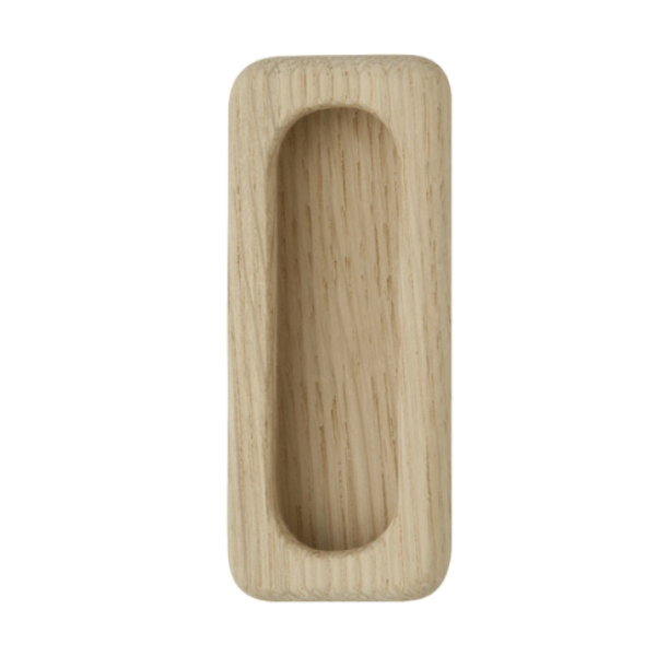 RECTANGULAR WOODEN FLUSH PULL HANDLE